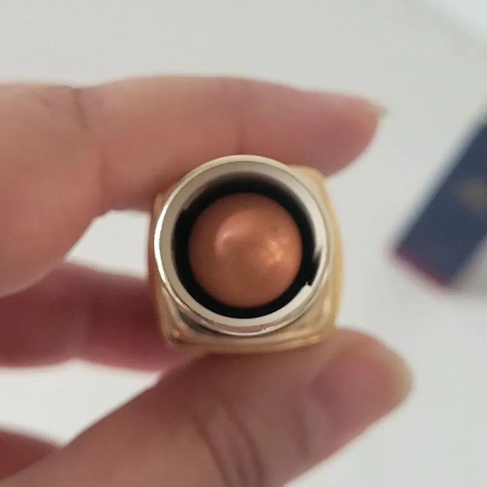 AVON Color Rich Lipstick Instant Mocha Disc Retired Vintage 1993 NEW w BOX